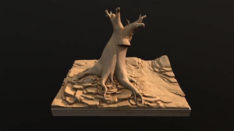 Stylized Dead Tree (sketch clay sculpture) - Download Free 3D model by Hristo (@arabadzhiyski ...