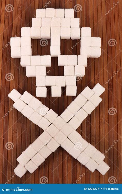 Processed sugar stock photo. Image of shot, wooden, white - 122327714