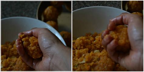 Motichur ladoo/ Mothi laddu - Relish The Bite