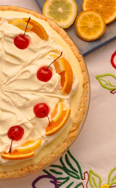 Citrus Delight Pie Recipe, Lemon Pie Recipe, Pie Recipes, Fresh Baked Pie Recipes - Etsy