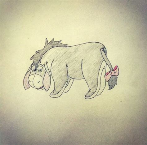 Eeyore Sketch at PaintingValley.com | Explore collection of Eeyore Sketch