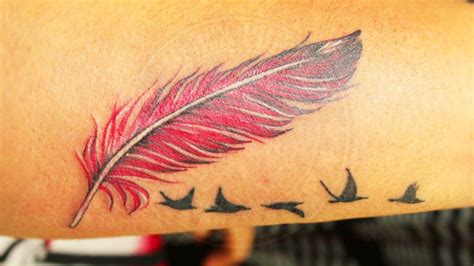 Feather Tattoo - Black Poison Tattoos