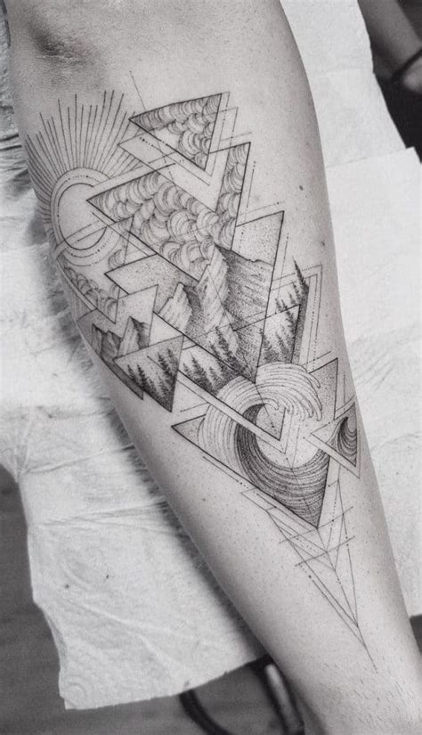 Geometric Nature Tattoos: A Visual Guide