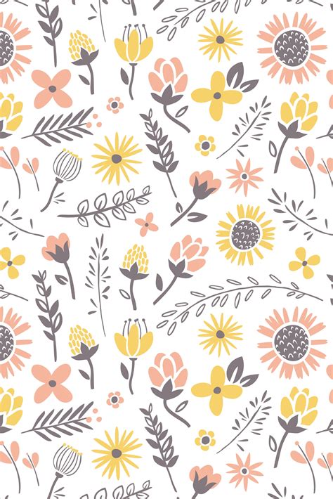 Cute Floral Wallpaper Pinterest | Jumiran Wall