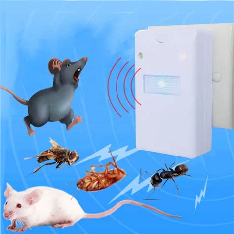 Ultrasonic Electronic Pest Control Rodent Rat Mouse Repeller Mice Mouse ...