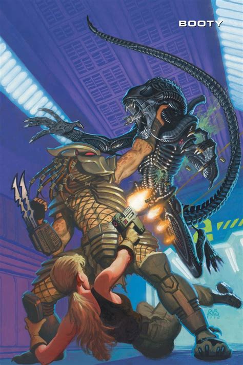 Aliens vs. Predator: Booty [Textless] (One-Shot) (1996) Art by: Denis ...