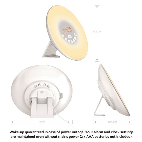 Clocks : Sunrise colour alarm clock