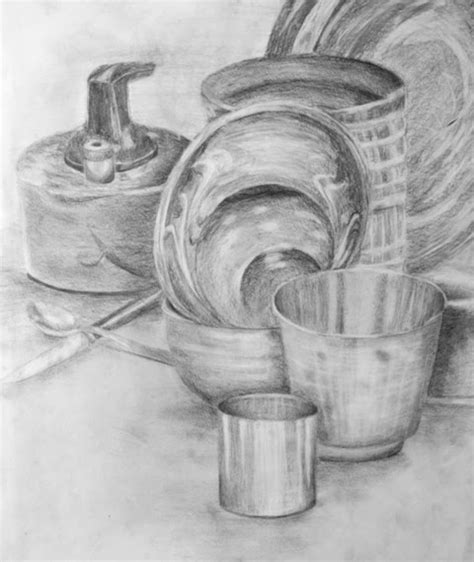 Pots And Pans Sketch at PaintingValley.com | Explore collection of Pots And Pans Sketch