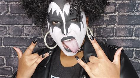 The Kiss Band - Gene Simmons Facepaint Tutorial - The Demon - YouTube