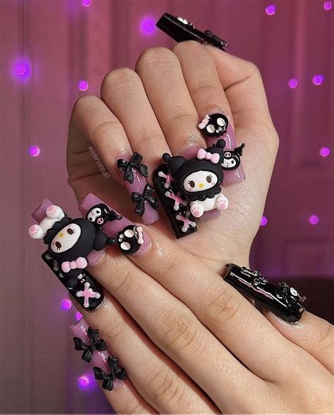 Kuromi nails