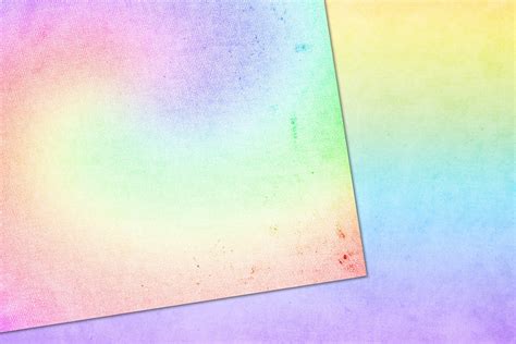 Rainbow Pastel Watercolor Digital Paper By Digital Curio | TheHungryJPEG