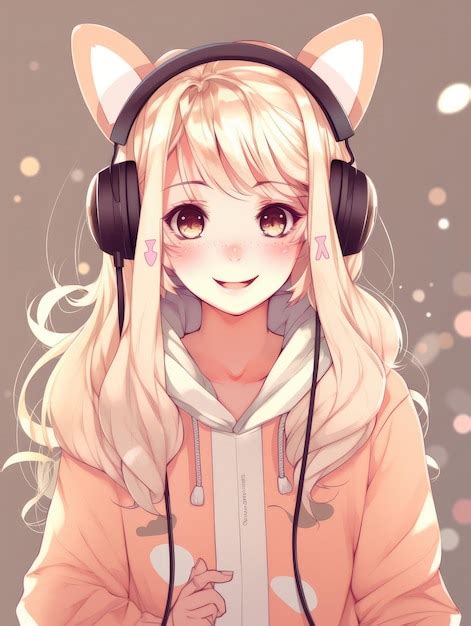 Premium AI Image | Anime kawaii girl generative ai