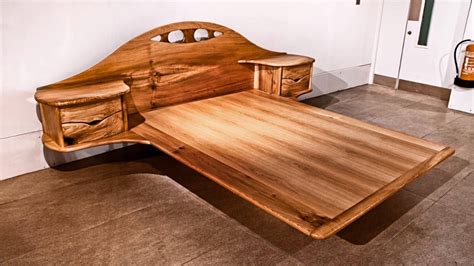 DIY Woodwork Tips & Plans - DIY Floating Bed Frames