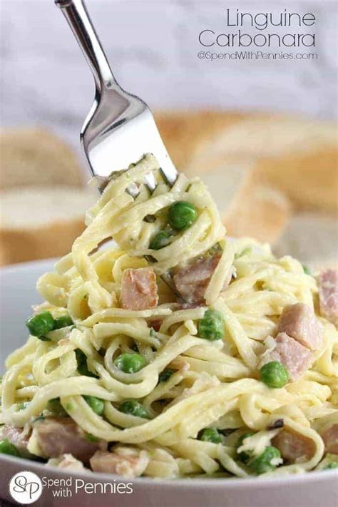 Linguine Carbonara in 15 Minutes!