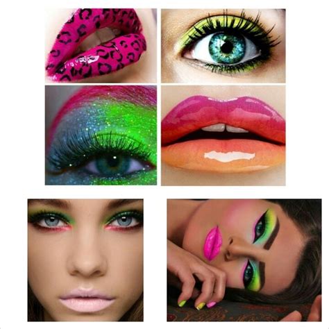 Help! Neon party makeup. | Beautylish