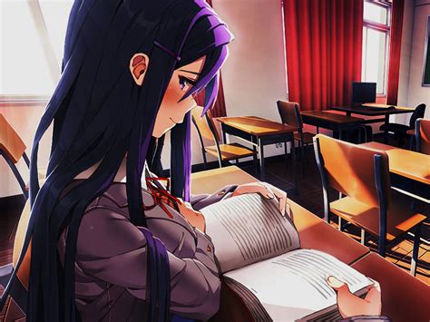 Yuri Wallpaper - Doki Doki Literature Club (DDLC) Wallpaper (41441681) - Fanpop