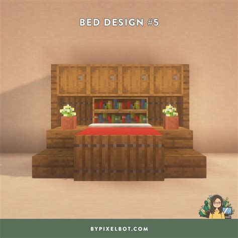 20 Beautiful Minecraft Bed Design Ideas