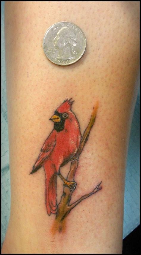 25+ Tattoos Of Red Cardinals - AgathaTamsin