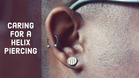 How to Care for a Helix or Forward Helix Piercing - TatRing