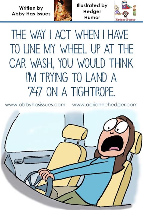 At the car wash - Hedger Humor