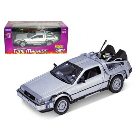 Delorean From Movie "Back To The Future 1" 1/24 Diecast Model Car - Walmart.com - Walmart.com