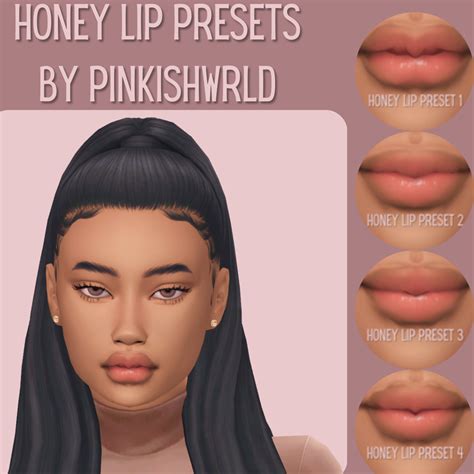 Honey Lip Preset Collection - The Sims 4 Create a Sim - CurseForge