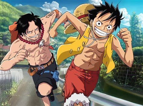 Luffy and Ace by Narusailor on DeviantArt