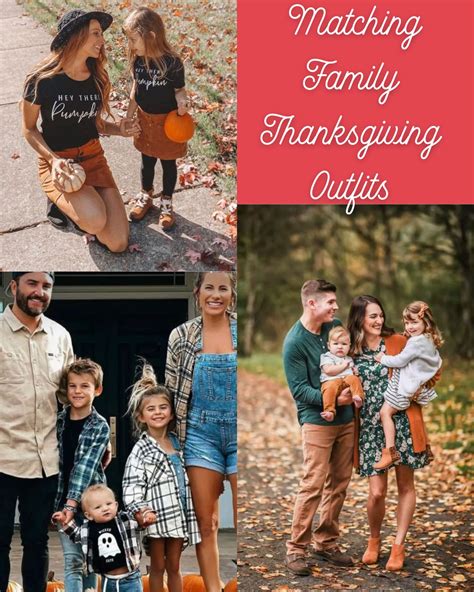 15 Adorable Matching Thanksgiving Outfits - ljanestyle