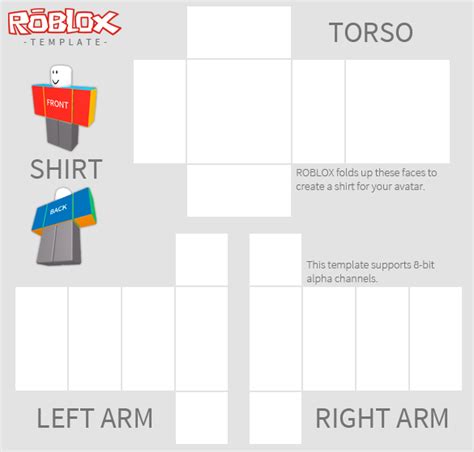 Transparent Template.png | Roblox shirt, Roblox, Create shirts