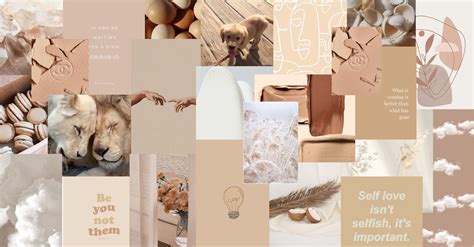 Beige Aesthetic Collage Laptop Wallpapers | Cute laptop wallpaper, Aesthetic collage, Cute ...