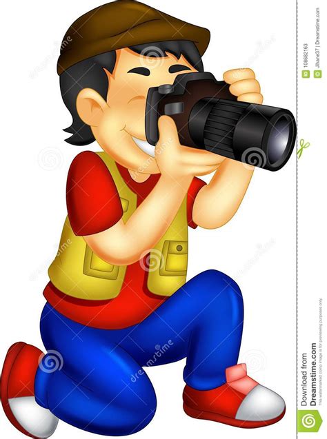 Photographer Cartoon Character Set | CartoonDealer.com #88938077