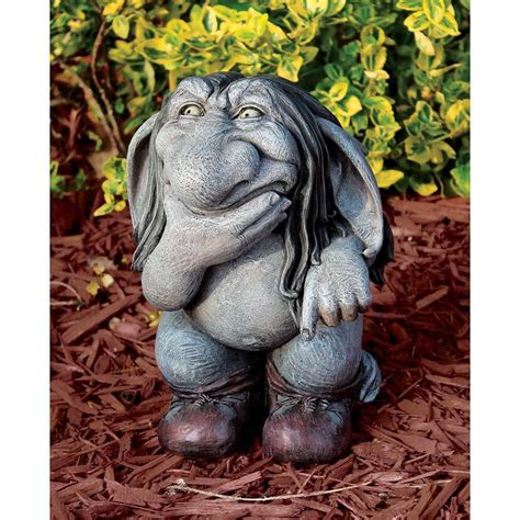 Magical Garden Gnome Troll Statue - Walmart.com - Walmart.com