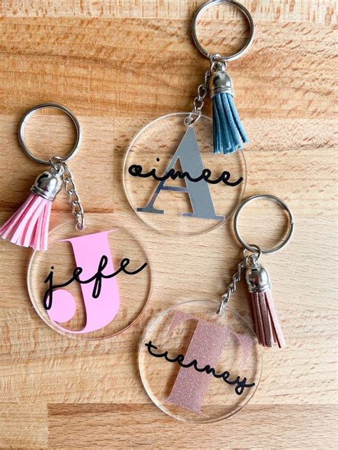 Personalised Keyring Personalised Name Keychain Acrylic Custom | Etsy in 2021 | Acrylic keychain ...