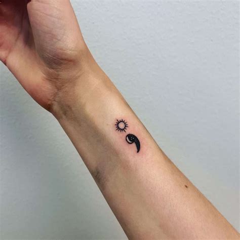 Share more than 79 the semicolon tattoo best - in.coedo.com.vn