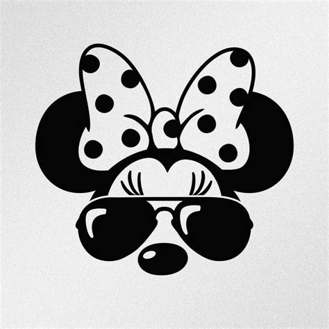 Pin by Margarita Moreno on Minnie Stickerss | Disney silhouettes, Minnie mouse stickers, Cricut ...