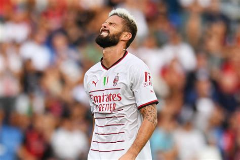 Giroud forced to work overtime for Milan - his fifth consecutive start