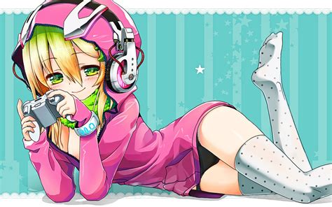 Anime Gamer Girl Wallpaper - WallpaperSafari