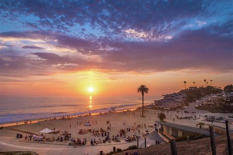 Moonlight Beach Sunset Photograph by Shuwen Wu - Pixels