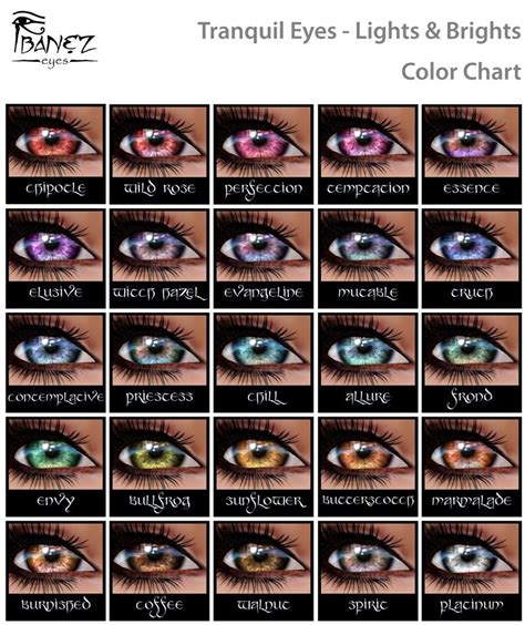 Pin by John Egbert on Awesome | Eye color chart, Eye color, Color meaning chart