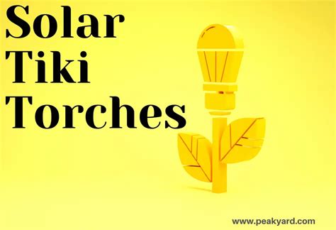 9 Awesome Solar Tiki Torches for your Yard