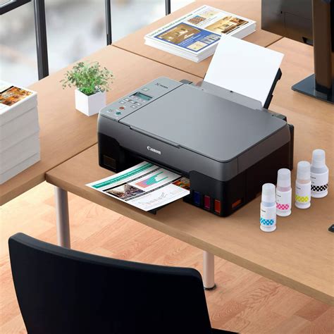 Canon PIXMA G3420 Wireless Colour 3-in-1 Refillable MegaTank Printer, A4 Print / Copy / Scan, 9. ...