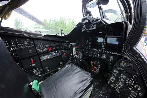 Cockpit Of Mil Mi-24p Attack Helicopter Photograph by Artyom Anikeev ...