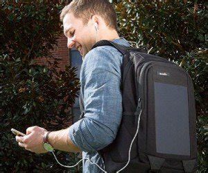 Solar Battery Charger Backpack