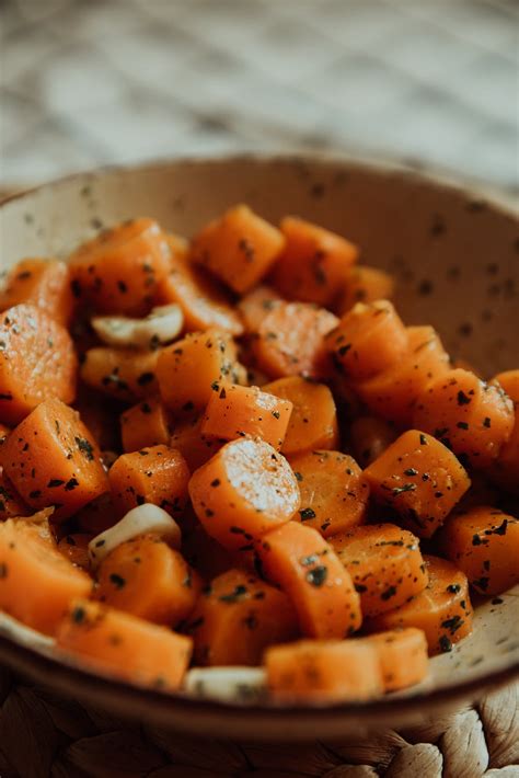 A Bowl of Chopped Carrots · Free Stock Photo