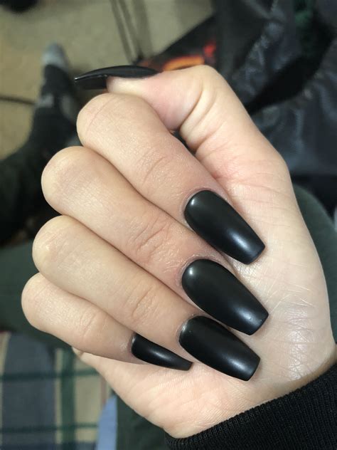 Review Of Matte Black Nail Designs References - inya-head