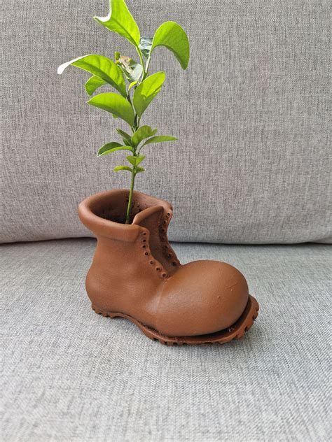 Wall-e Shoe Wall E Shoe Pot Flower Pot Wall-e Plant - Etsy