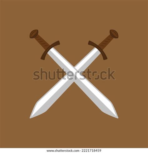 Crossed Swords Vector Isolated Icon Emoji Stock Vector (Royalty Free ...