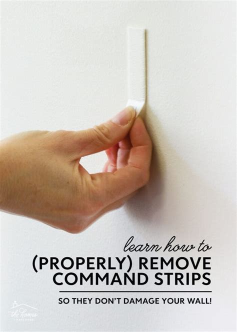 How to Remove Command Strips (Without Damaging Your Walls!) - The Homes I Have Made