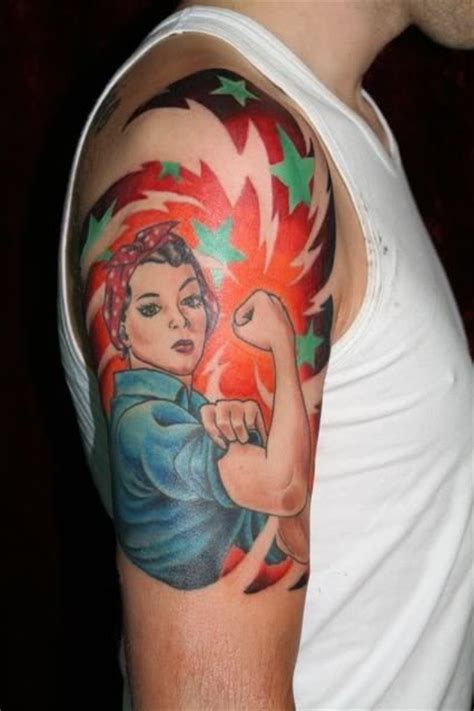 rosie the riveter tattoo | Mom tattoos, Tattoos, Feminist tattoo