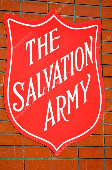 The Salvation Army Red Shield sign – Stock Editorial Photo © lucidwaters #78868322